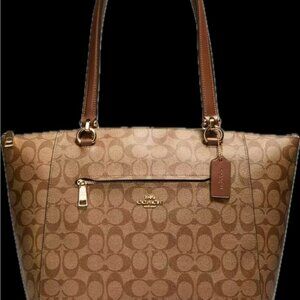 Coach Brown Signature Tote